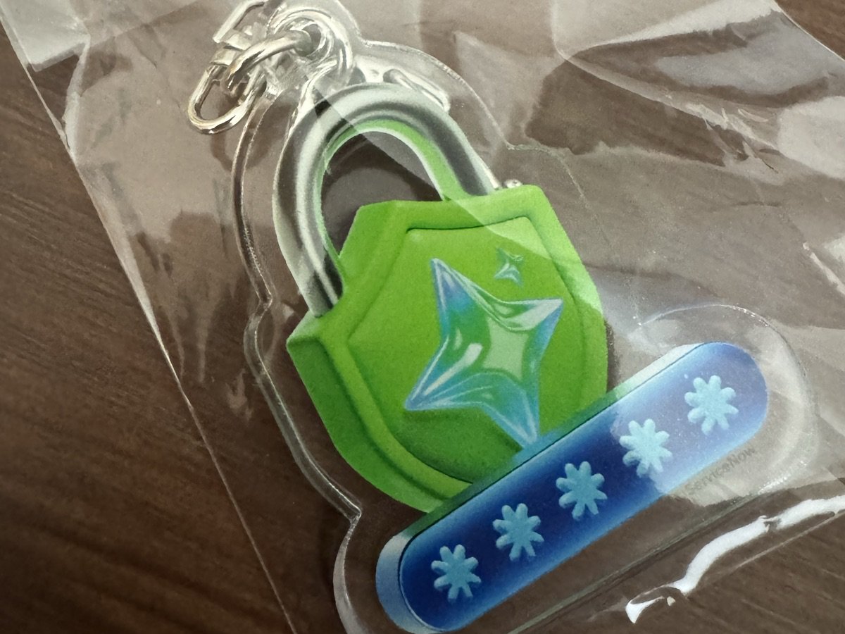 ゲットしたイベント限定キーホルダー。ちょっとかわいい